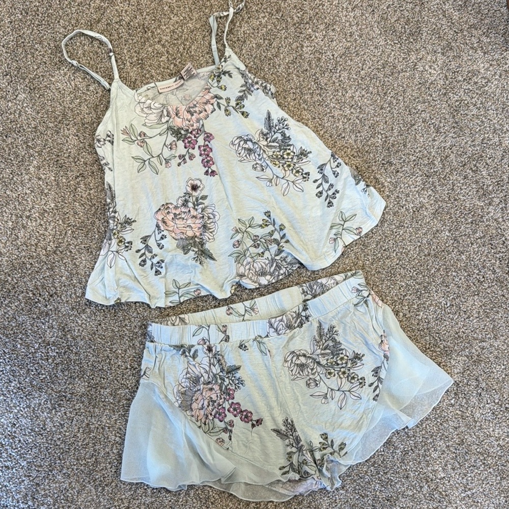 Floral Print Sleepwear Set